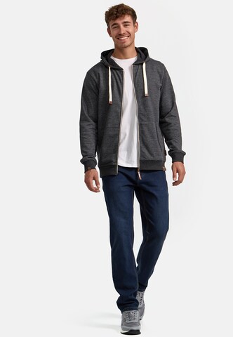 INDICODE JEANS Sweatvest 'Baustian' in Grijs