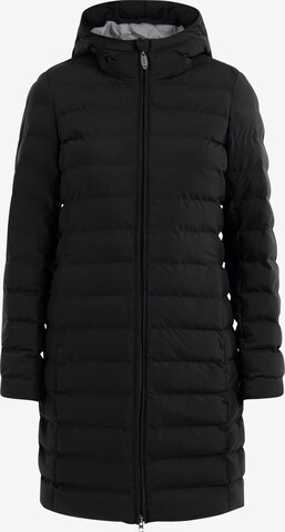 usha BLUE LABEL Winter Coat in Black: front