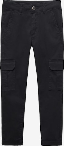 MANGO KIDS Regular Pants in Black: front