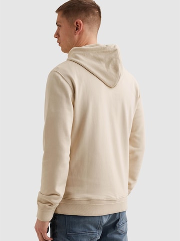 Sweat-shirt 'PME LEGEND - Hoodie with kangaroo pocket and badge' PME Legend en beige