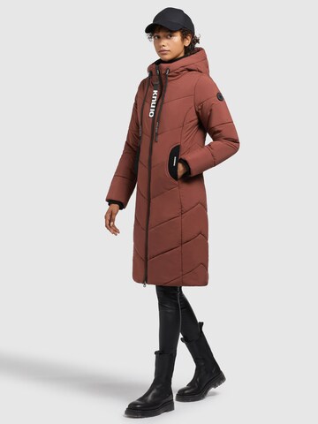 khujo - Sobretudo de inverno 'Aribay4' em vermelho