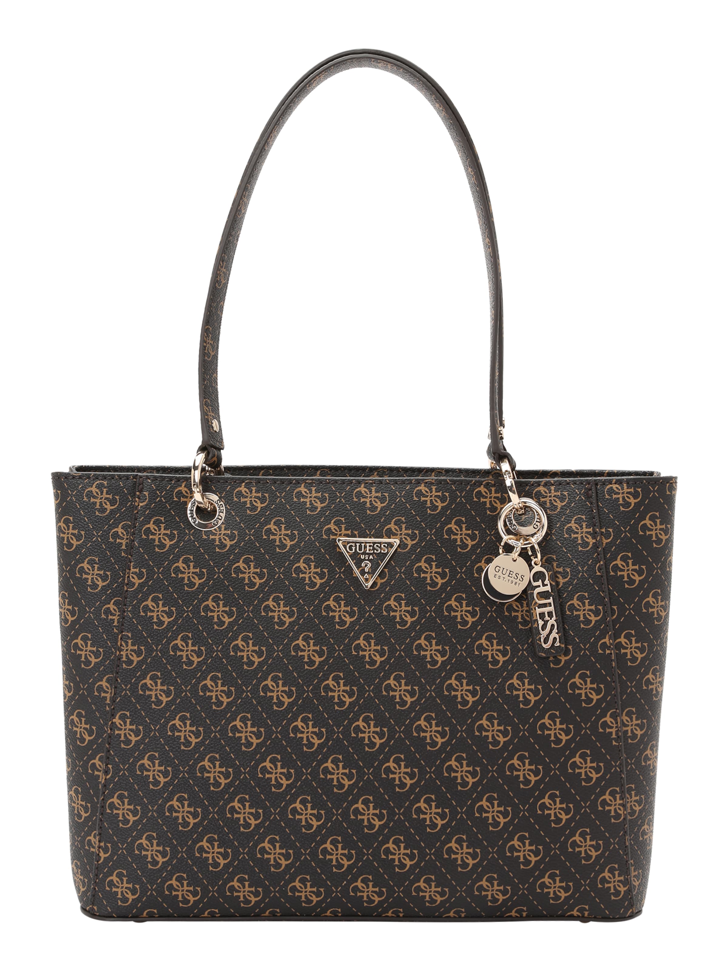 Cabas 'NOELLE II TOTE' GUESS en marron : devant