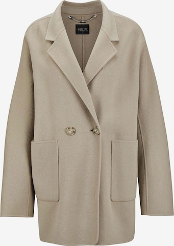 Manteau mi-saison MADELEINE en beige : devant