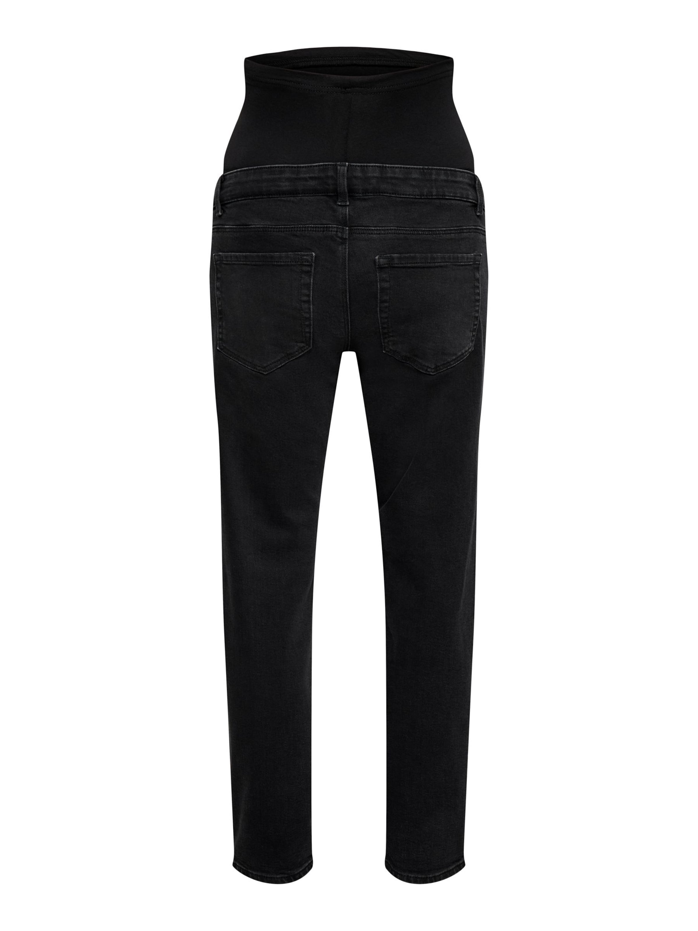 Only Maternity Regular Jeans 'OLMEmel' in Black