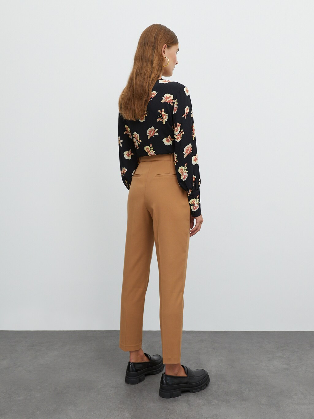 Pantalon à plis 'Barbara'