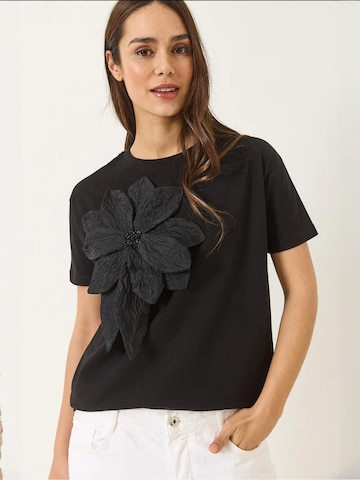 Bianco Lucci T-Shirt in Schwarz