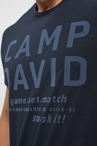 CAMP DAVID - Camiseta en azul