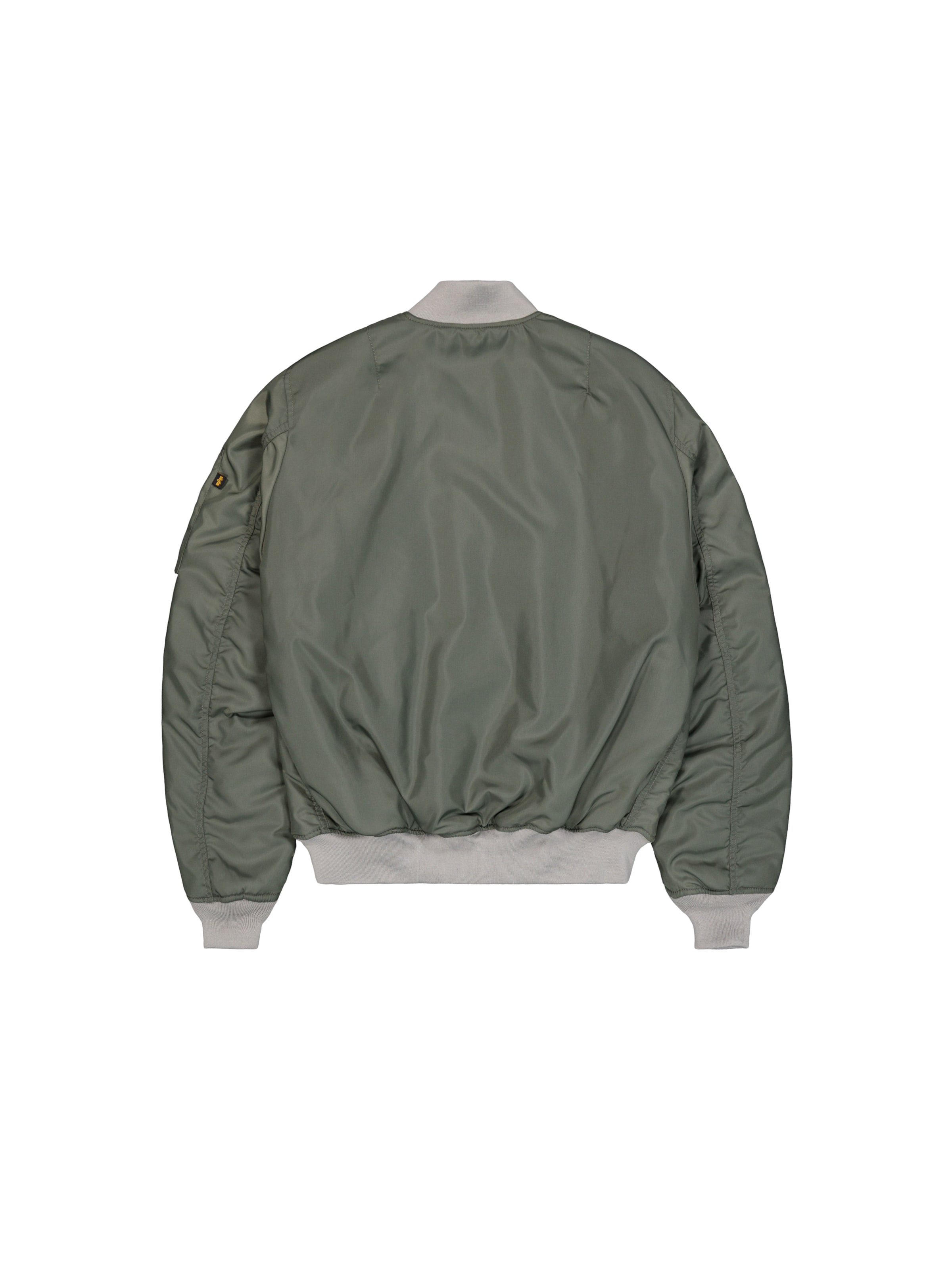 ALPHA INDUSTRIES Between-Season Jacket 'MA-1 USAF' in Green: back