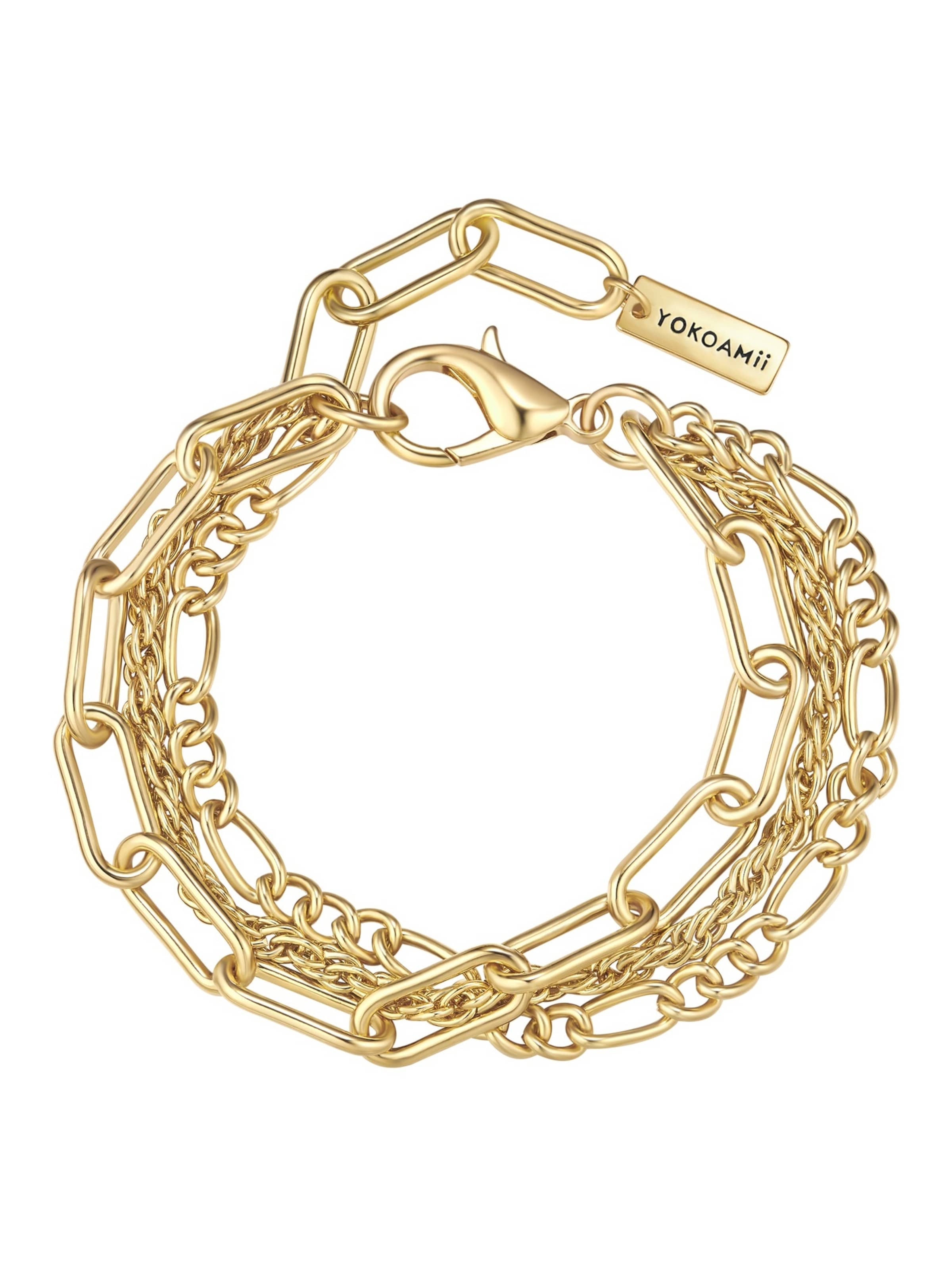 Yokoamii Bracelet in Gold: front