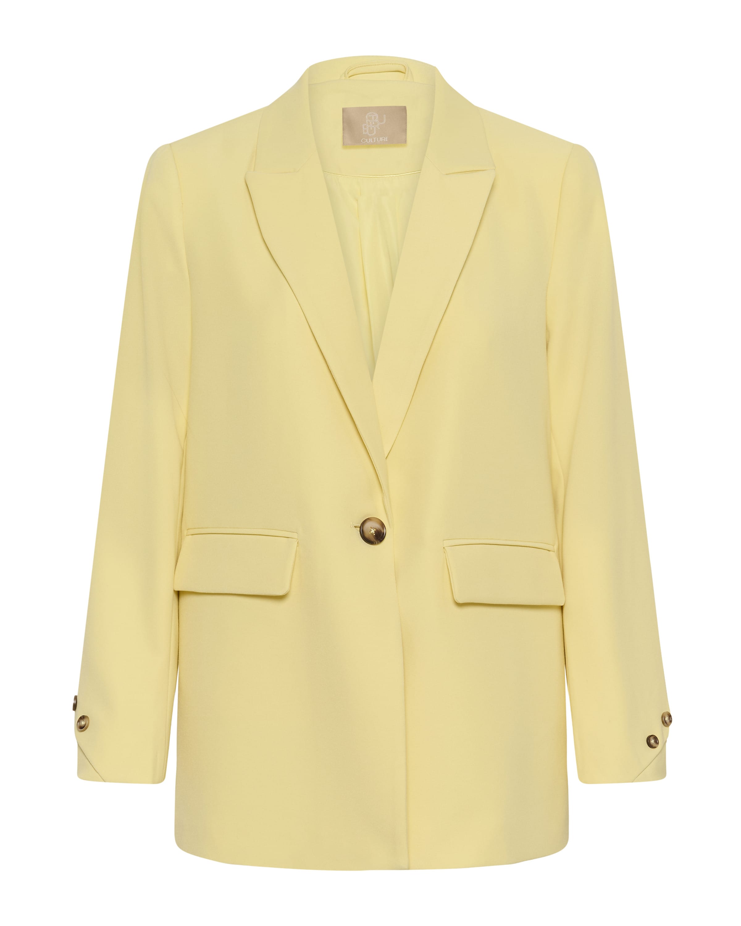 Blazer 'Nalina Clara' CULTURE en jaune : devant