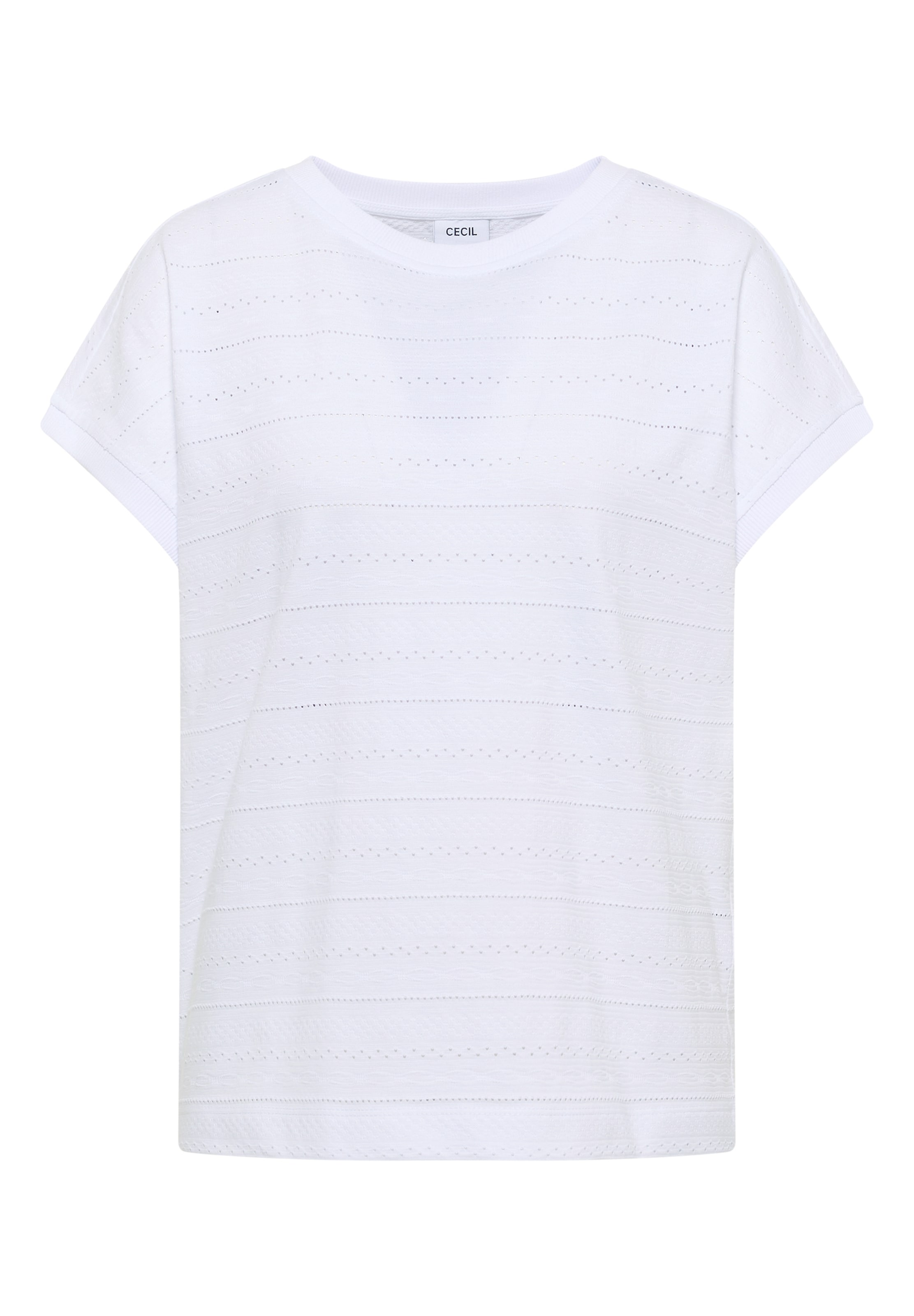 CECIL T-Shirt in Weiß: Vorderseite