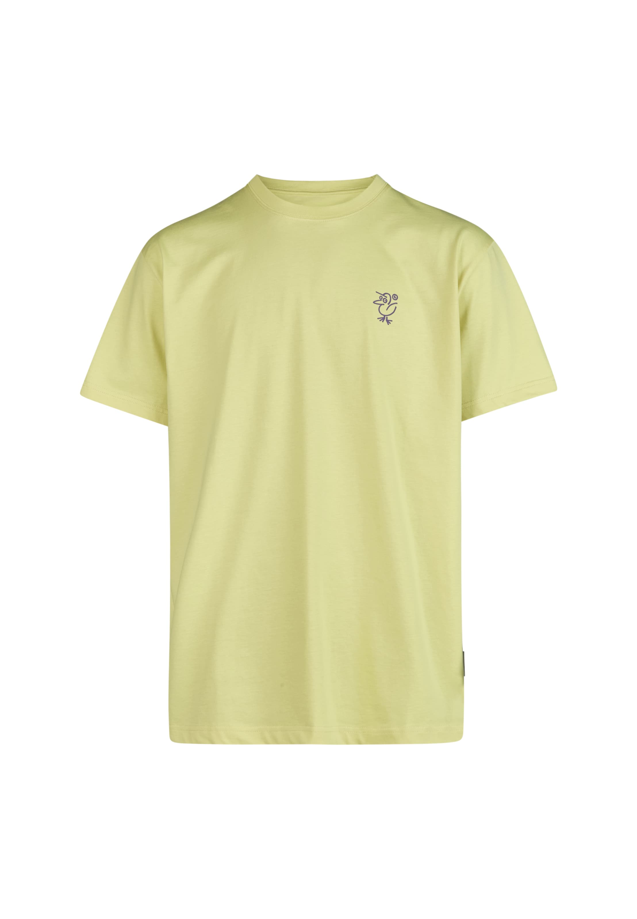 Cleptomanicx Shirt 'Sketch Gull' in Green: front
