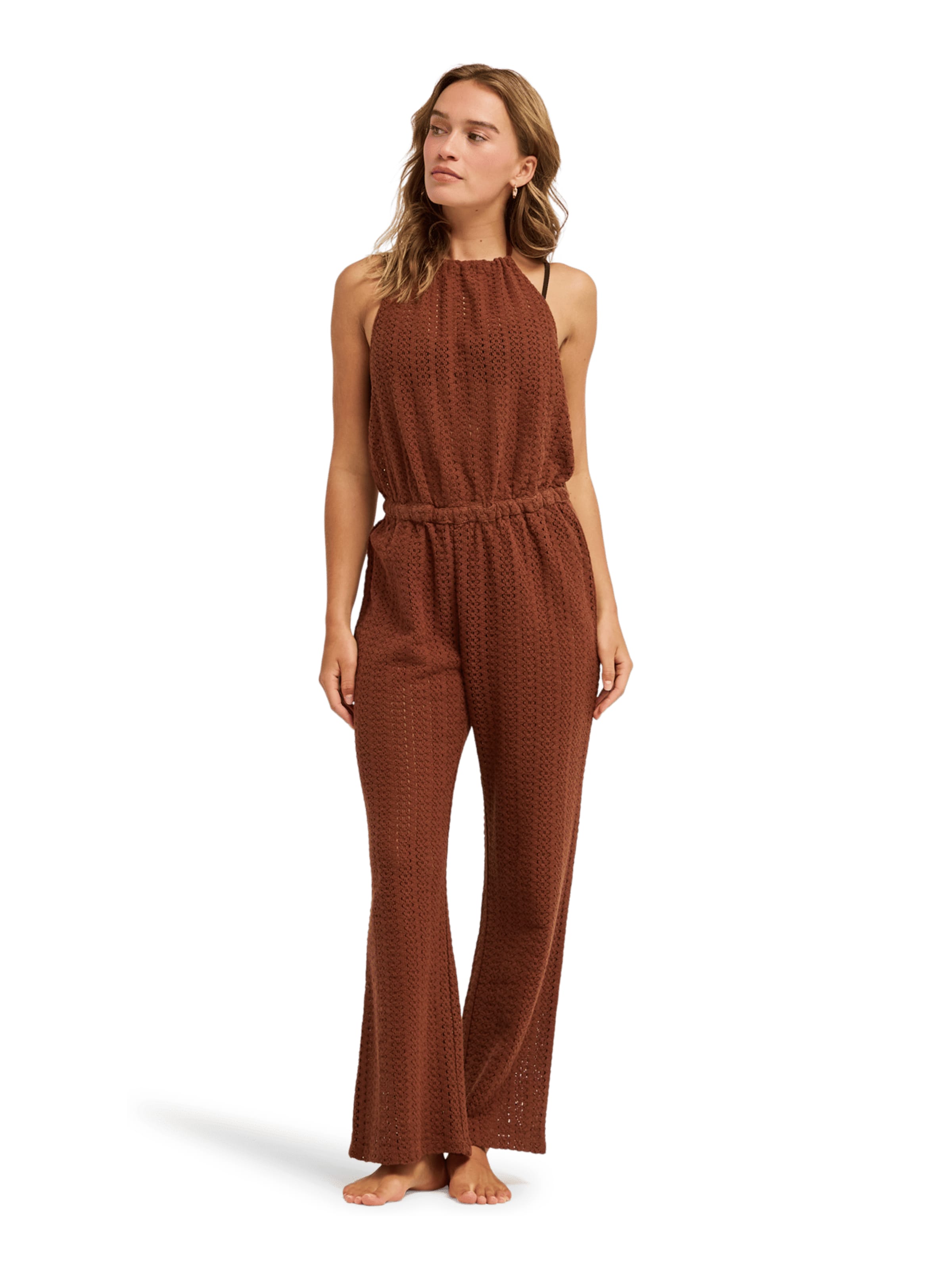 ROXY Jumpsuit 'Luna Feeling' in Brown: front
