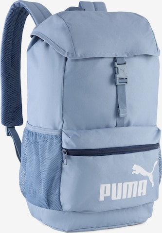 PUMA Backpack 'Phase Hooded' in Blue: front