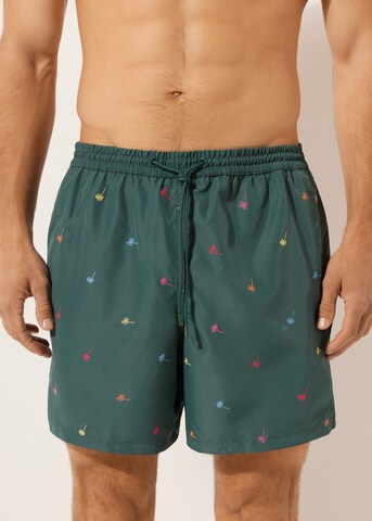 CALZEDONIA Regular Board Shorts in Green: front