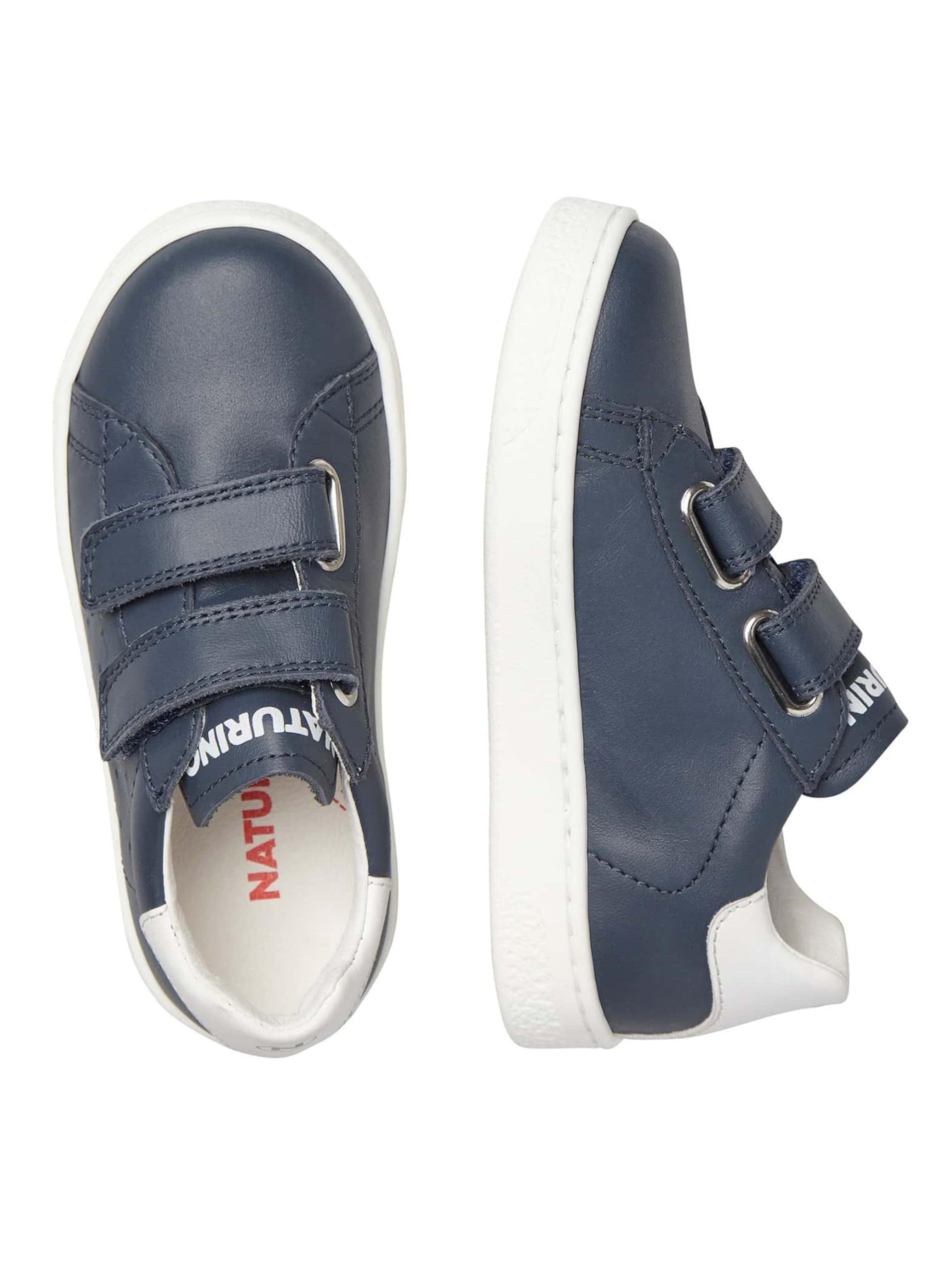 Baskets 'HASSELT 2 VL.' NATURINO en bleu