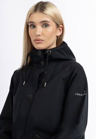 DreiMaster Klassik Raincoat in Black