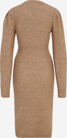 Vero Moda Petite Knitted dress 'VILLA' in Brown