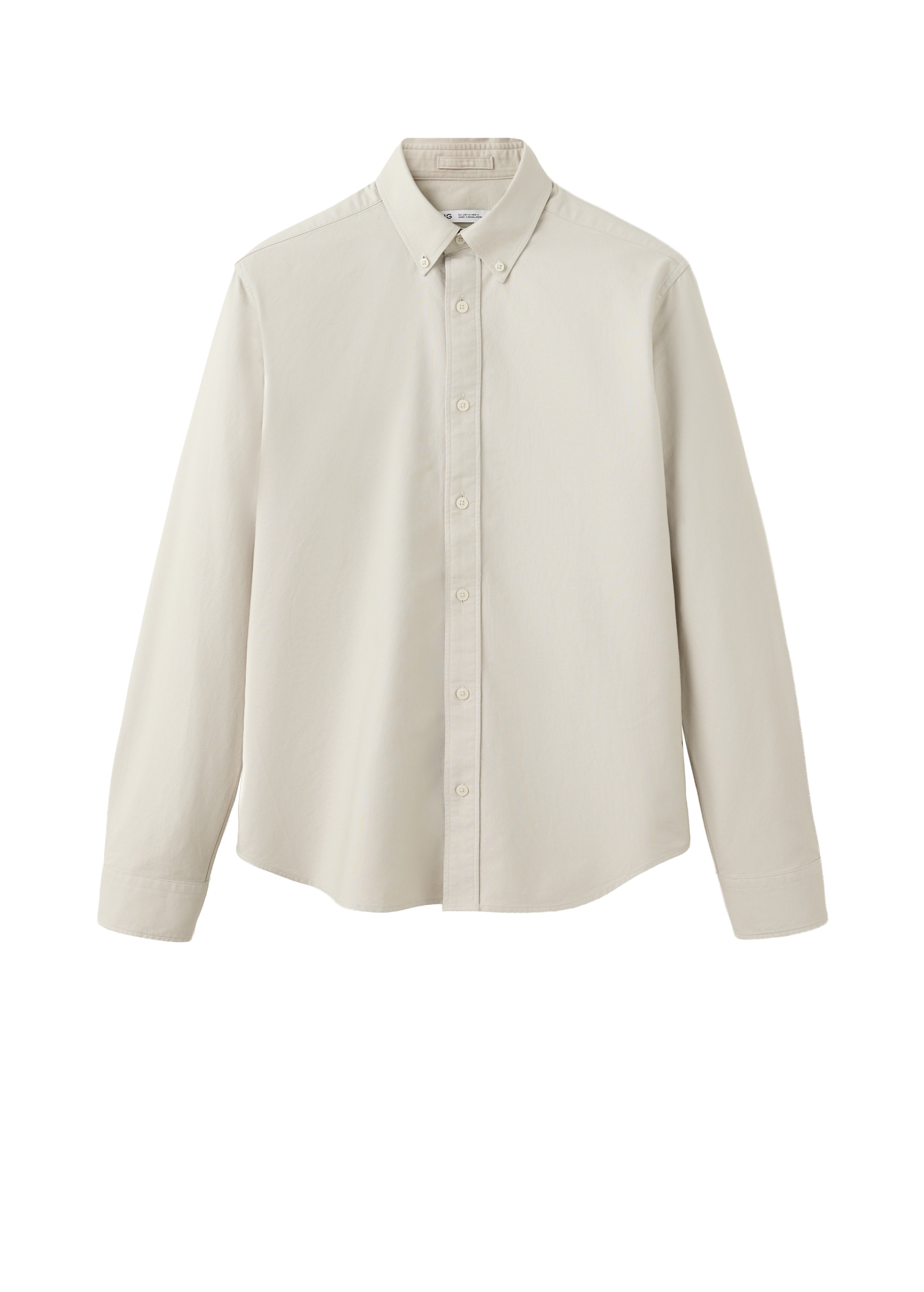 MANGO MAN Button Up Shirt in XS in Ecru, Item view