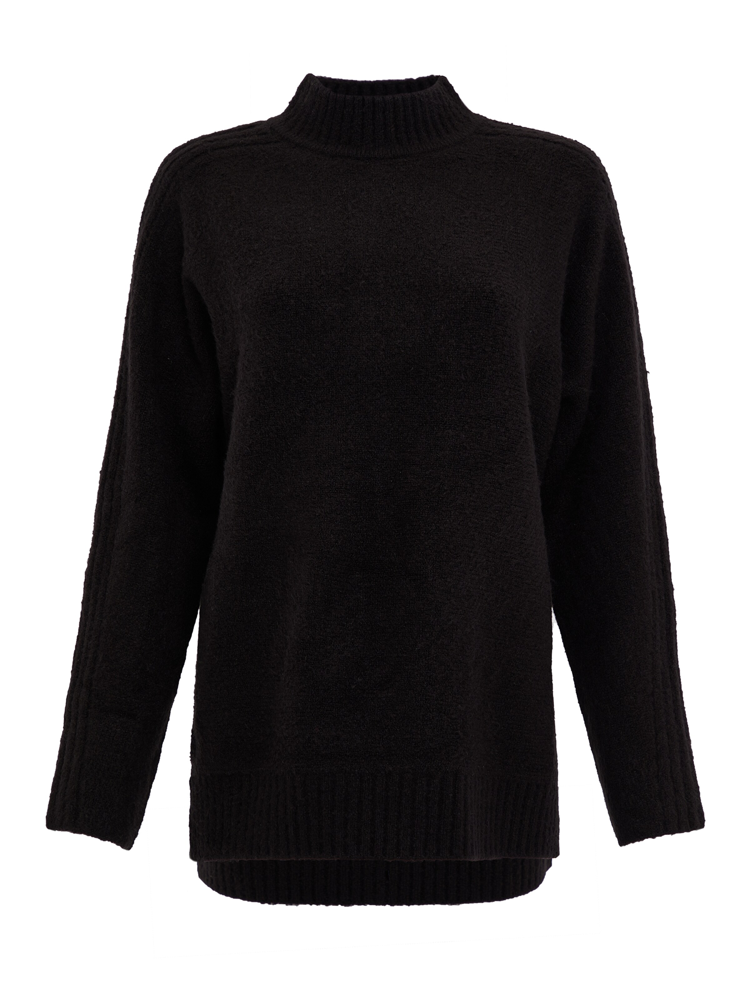 Threadbare Sweater 'Brick' in Black: front