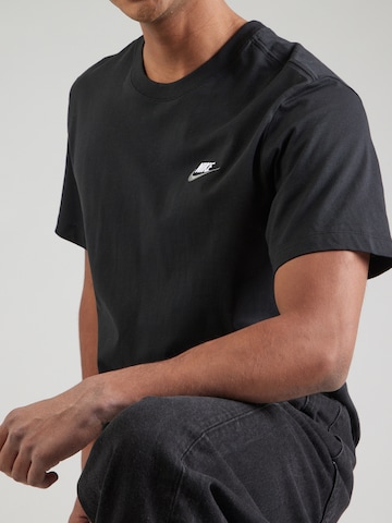 Nike Sportswear Regular fit T-shirt 'CLUB' i svart