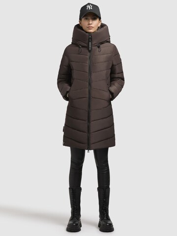 Manteau d’hiver 'Pluz' khujo en marron