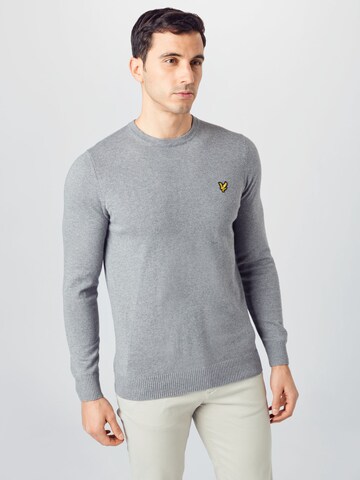 Lyle & Scott Trui in Grijs: voorkant