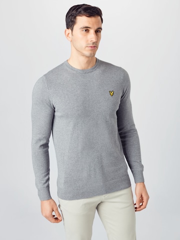 Lyle & Scott Pulover | siva barva: sprednja stran