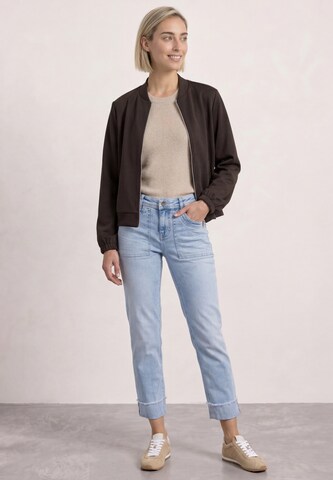 STREET ONE Knit Cardigan in Brown: front