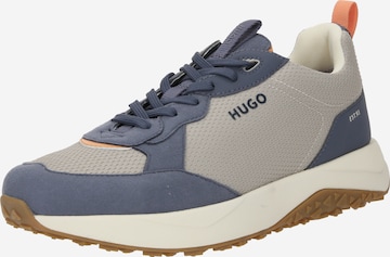 HUGO Red Sneakers laag 'Kane' in Blauw: voorkant