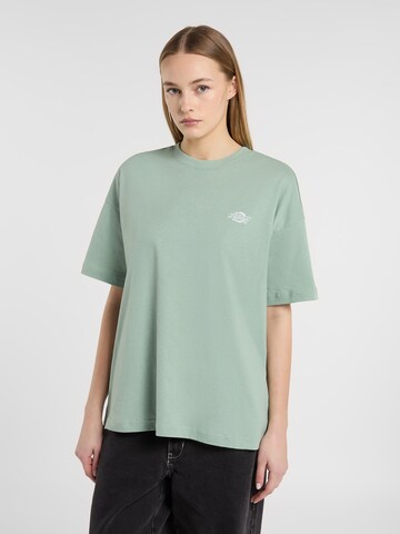DICKIES Tričko 'Summerdale' – zelená: přední strana