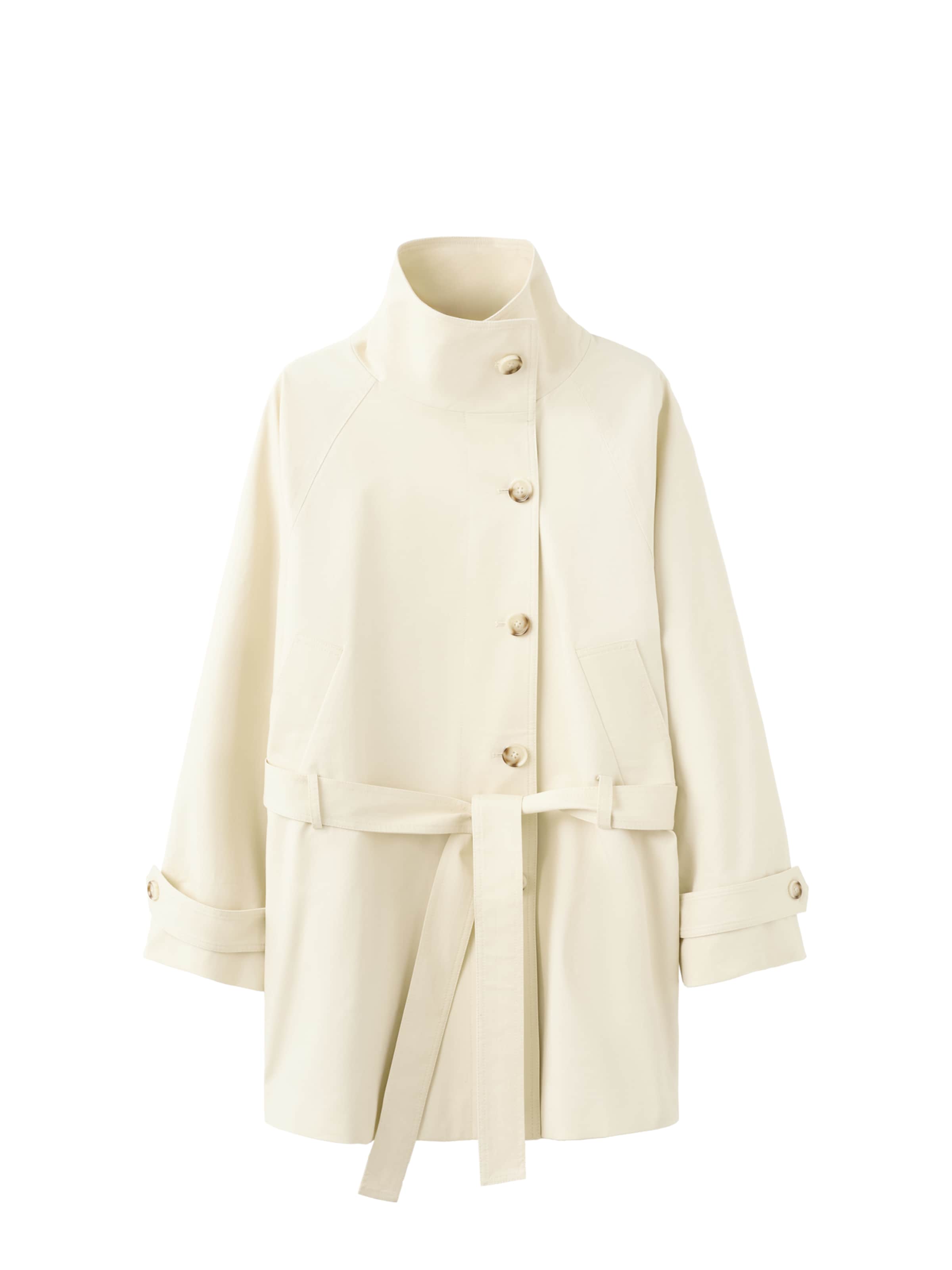 MANGO Płaszcz przejściowy 'MONA' w kolorze beżowy: przód