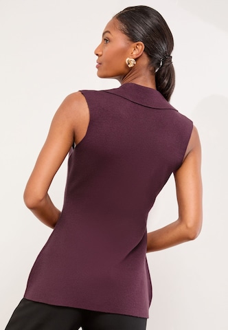 Gilet in maglia di Lipsy in rosso