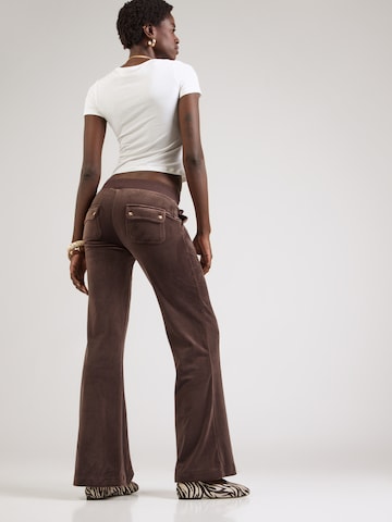 Juicy Couture Flared Broek 'LAYLA' in Bruin