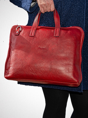 bupell Laptop Bag 'Pietro' in Red