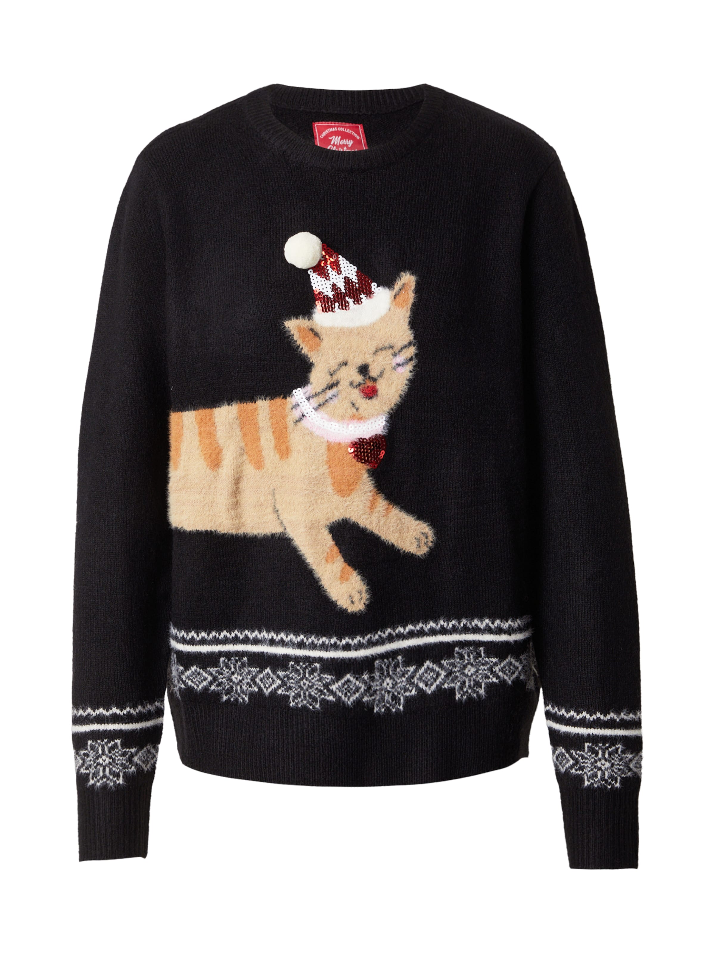 Sublevel Sveter - Čierna: predná strana