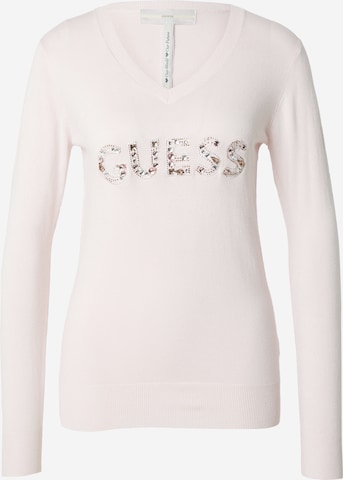 GUESS - Pullover 'HAILEY' em bege: frente