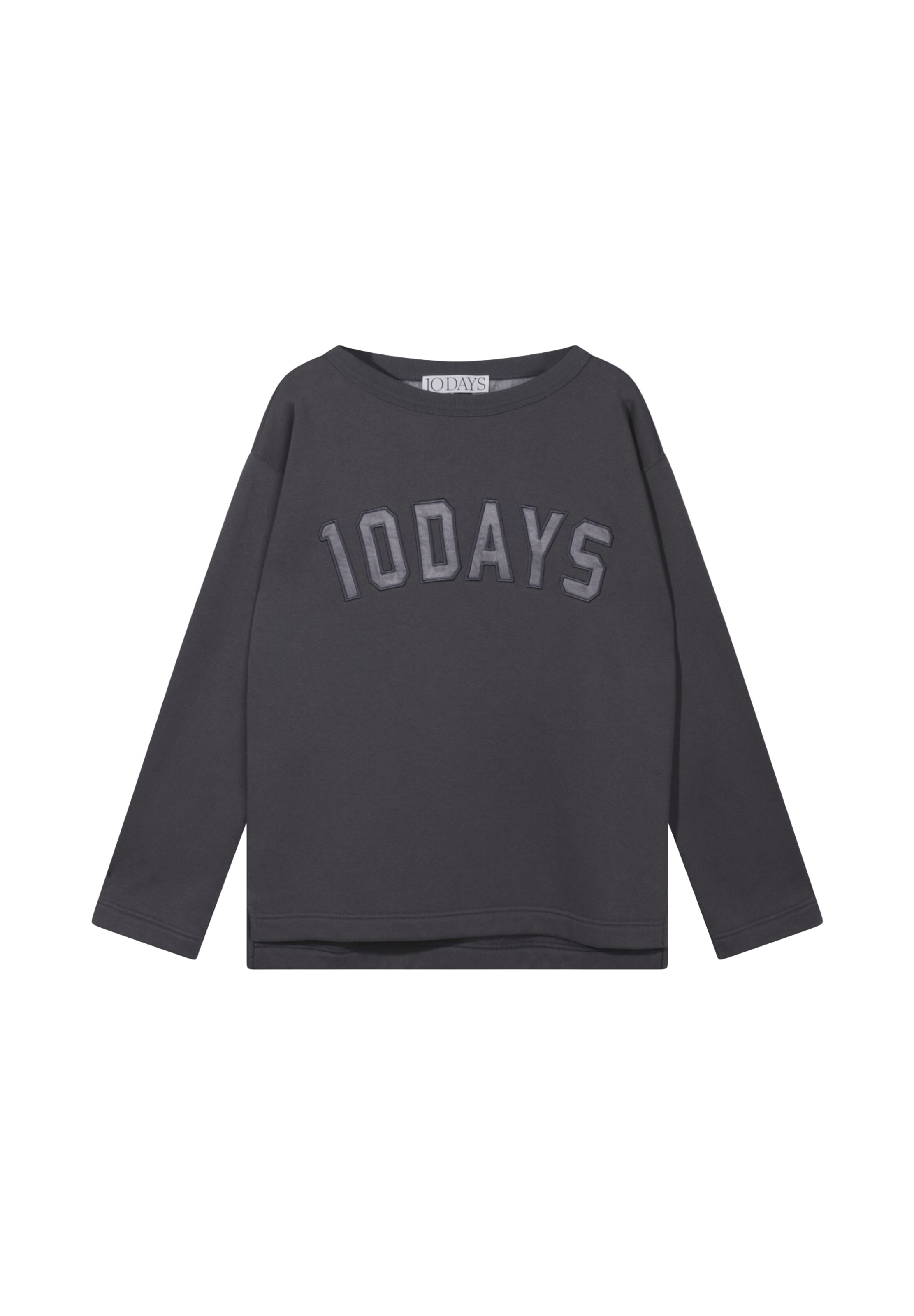 Sweat-shirt 10Days en bleu : devant