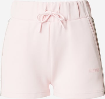 GUESS - regular Pantalón 'Britney' en rosa: frente