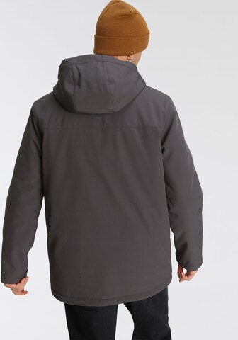 POLARINO Winterparka in Grau