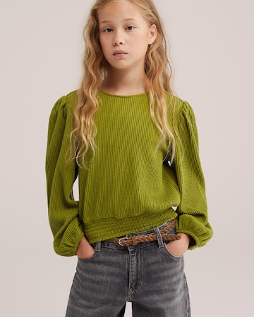 Chemisier WE Fashion en vert : devant