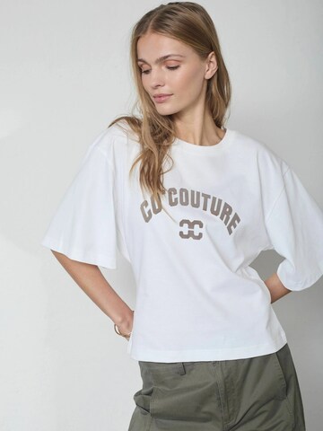 Haut ' ZengaCC ' co'couture en blanc : devant