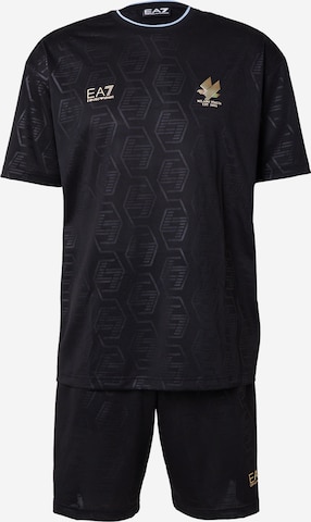 EA7 Emporio Armani Treenipuku värissä musta: etupuoli