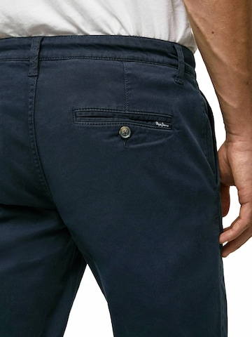 Pepe Slimfit Chinohose 'Charly'‌‌‌ in Blau