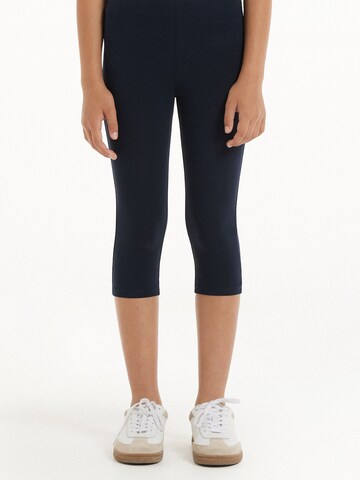 Tezenis Skinny Leggings in Blue: front