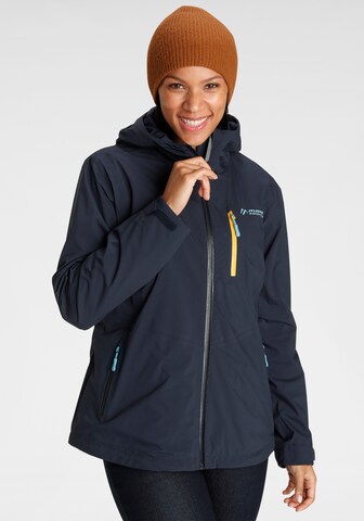 Maier Sports Outdoor Jacket in Blue: front