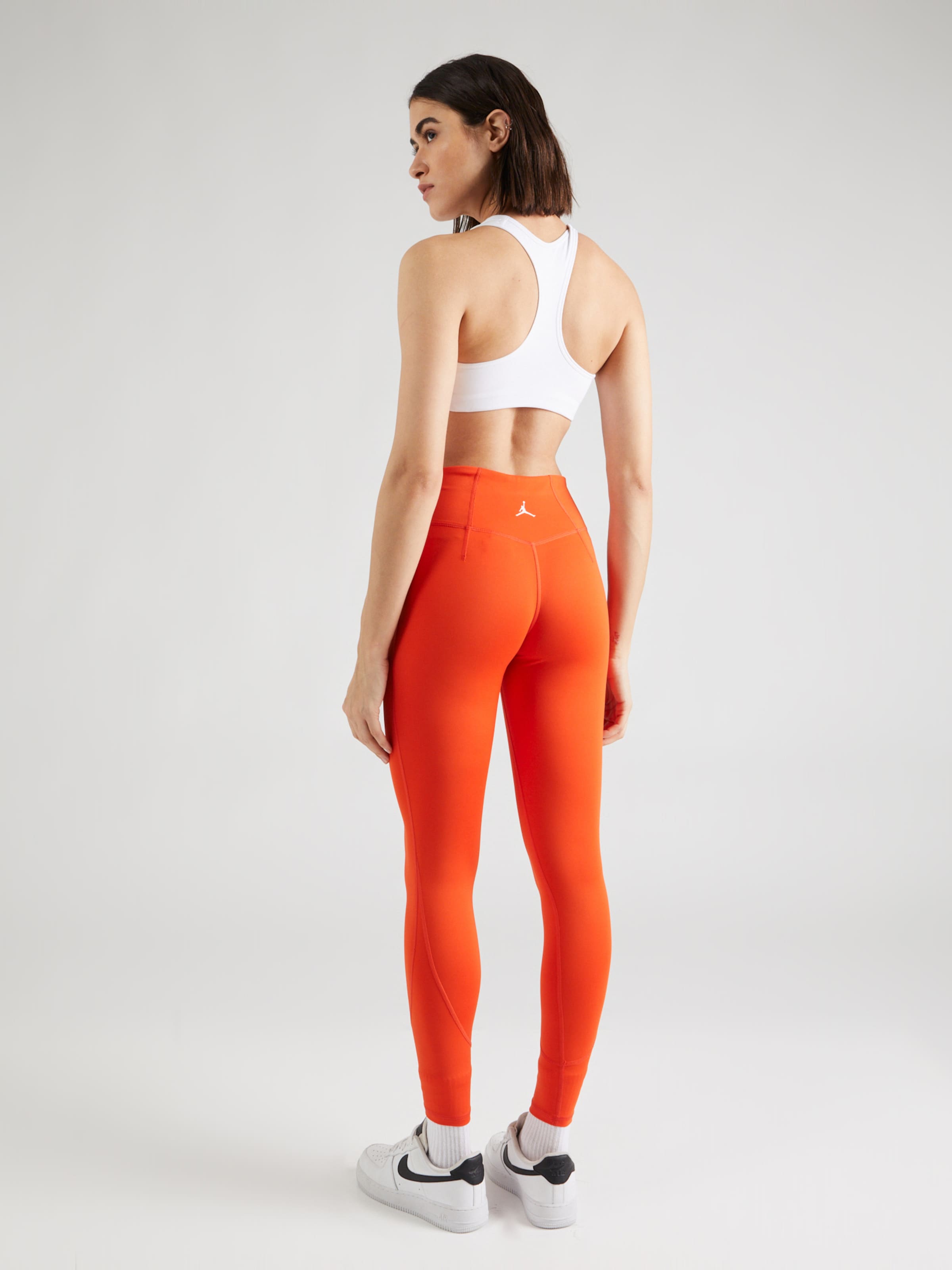Jordan Skinny Workout Pants in Rusty Red ABOUT YOU
