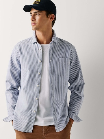 Pepe Jeans Comfort fit Overhemd 'Prescot' in Blauw