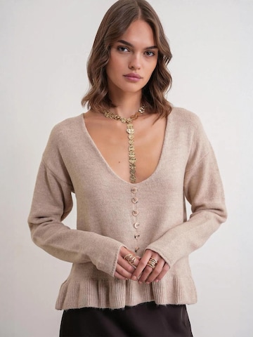Pullover di MixRay in beige