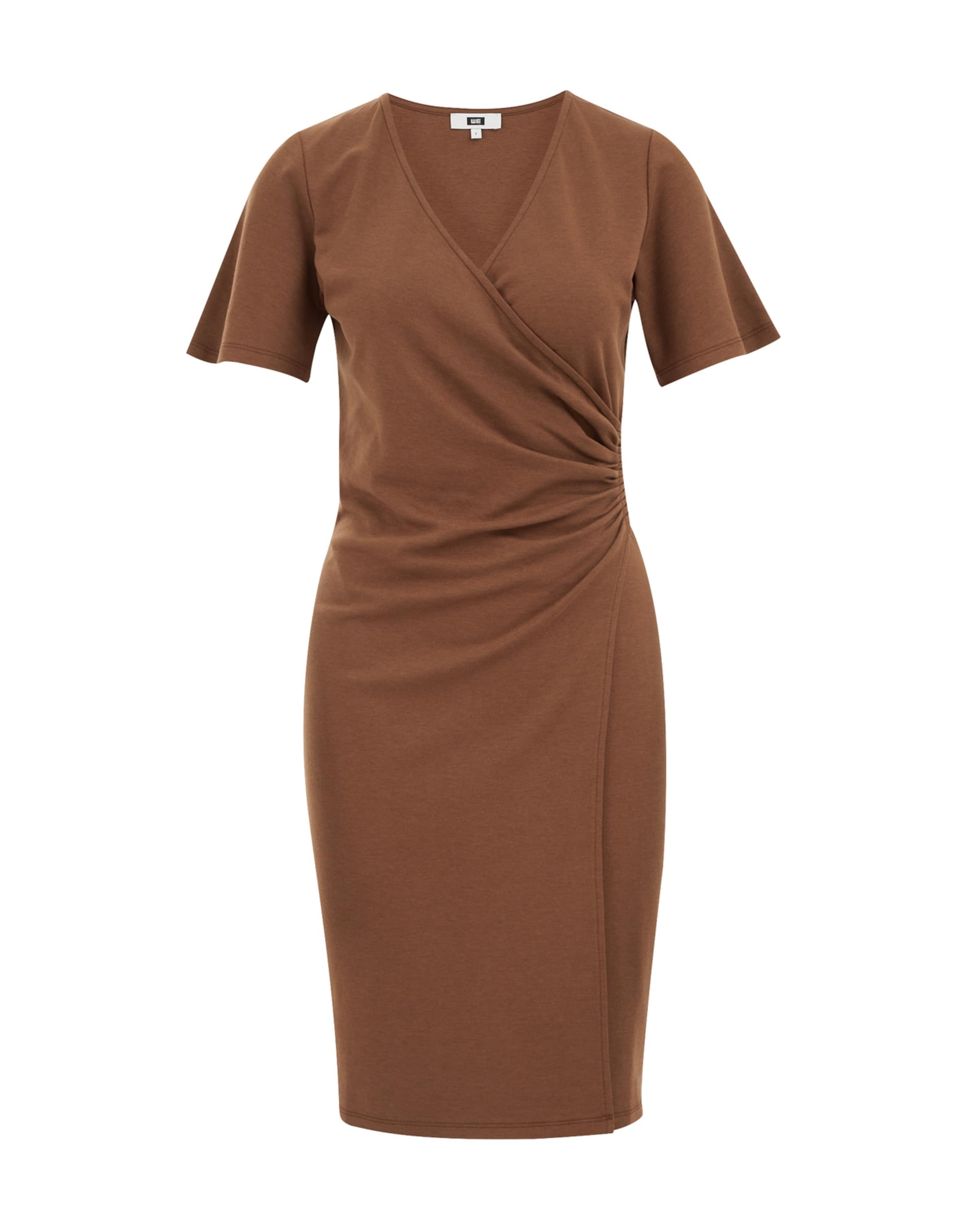 Robe WE Fashion en marron : devant